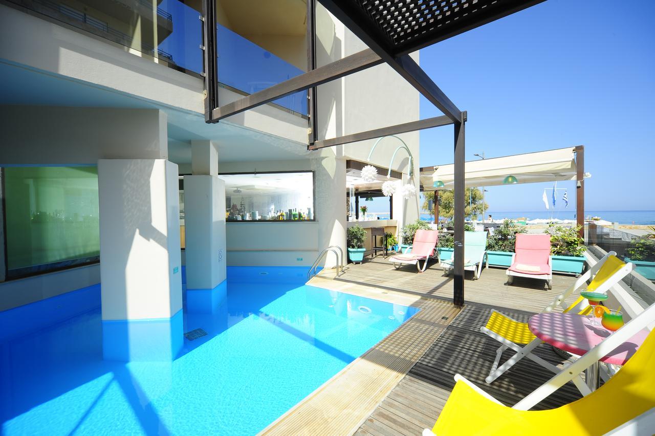 Steris Elegant Beach Hotel & Apartments Rethymno  Bagian luar foto